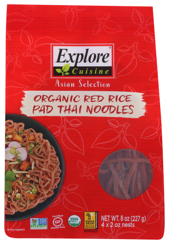 Explore Cuisine Noodle Red Rice Pad Thai