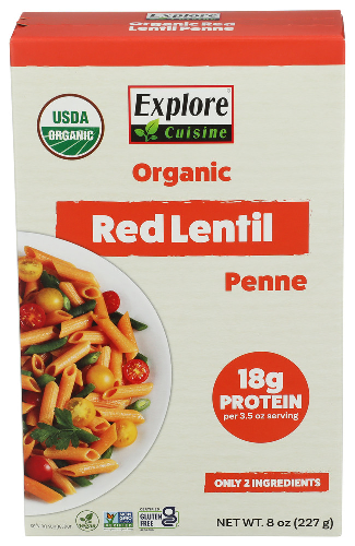 Explore Cuisine Pasta Red Lentil Penne