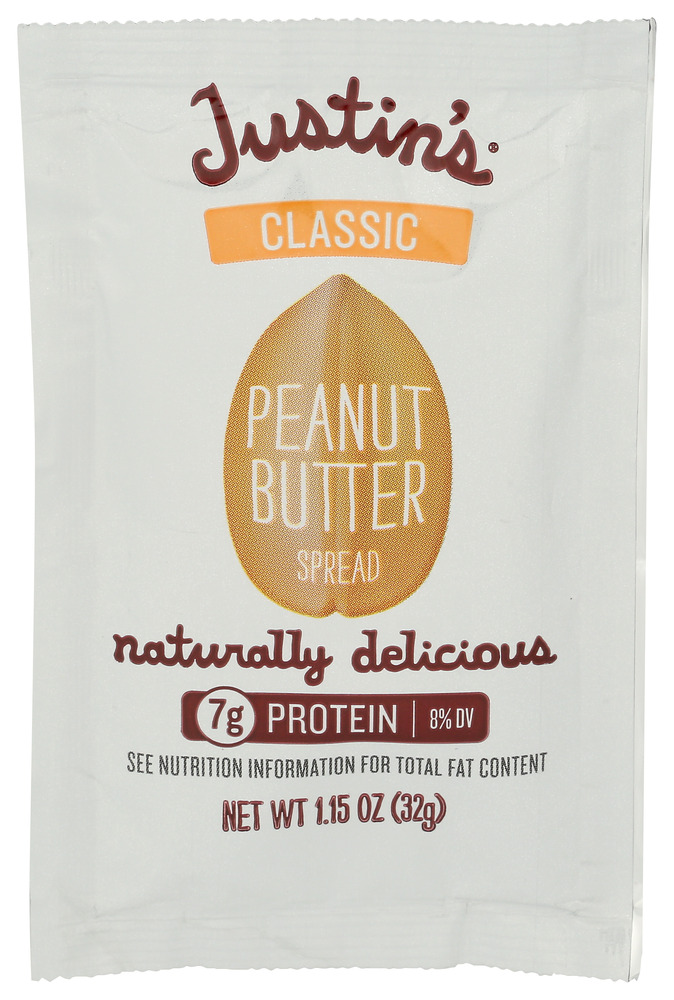Justin's Nut Butter Peanut Clsc Squeeze