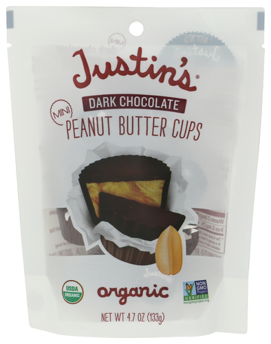 Justin's Chocolate Dark Peanut Butter Minis Organic