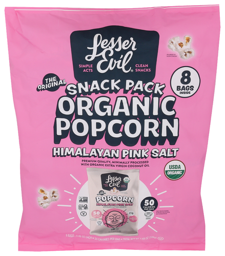 LesserEvil Buddha Himalayan Pnk Snack Pack Organic