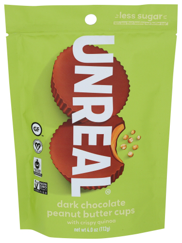 Unreal Snacks Chocolate Dark Peanut Butter Cup Crsp Quina