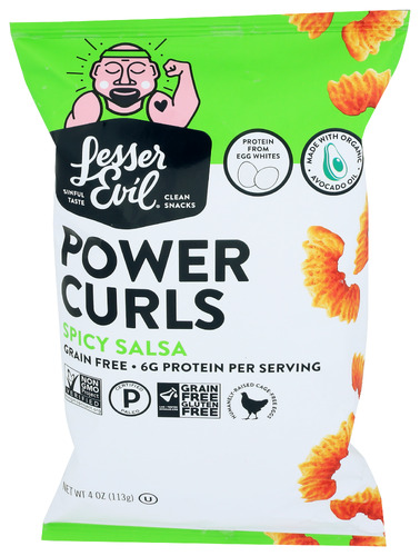 LesserEvil Snack Curl Egg White Ranche