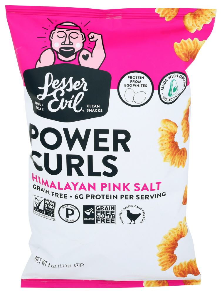 LesserEvil Snack Curls Egg White Himly