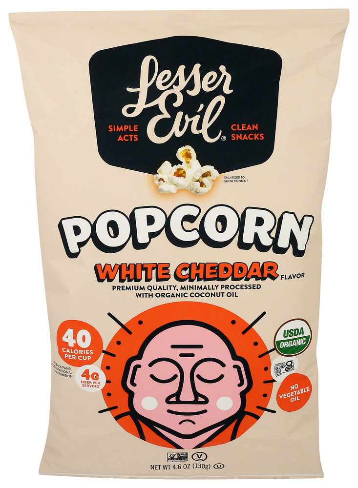 LesserEvil Popcorn No Chz Chsiness