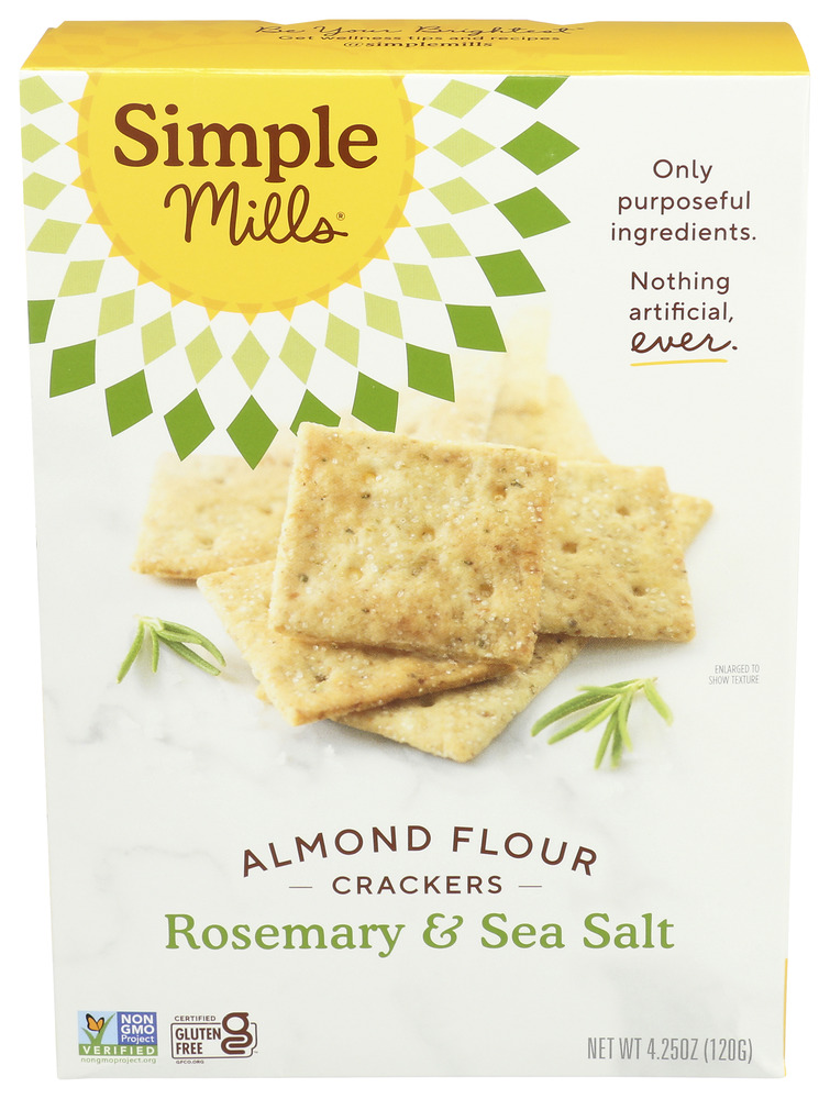 Simple Mills Crckr Alm Flour Rsmry Sea Salt