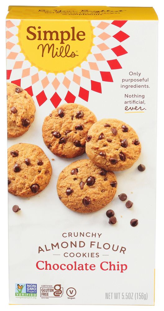 Simple Mills Cookies Crunchy Chocolate Chip