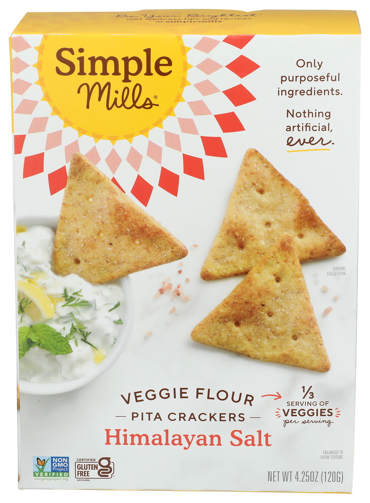 Simple Mills Cracker Pita Himalyn Sea Salt