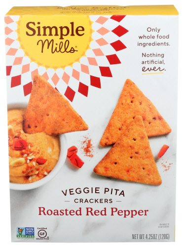 Simple Mills Cracker Pita Roasted Red Ppr