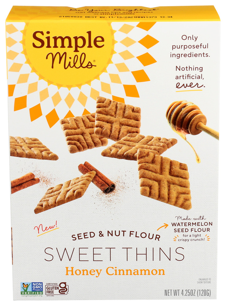 Simple Mills Sweet Thins Honey Cinnamn