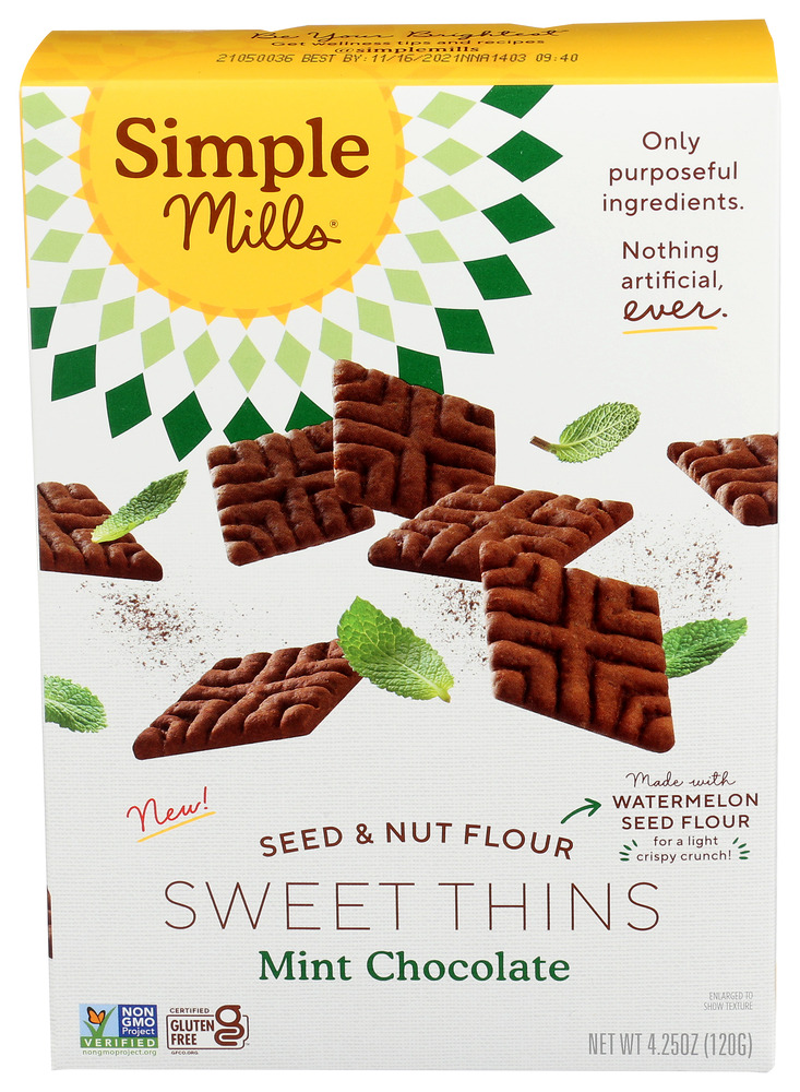 Simple Mills Sweet Thins Chocolate Mint