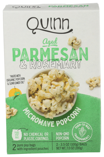 Quinn Snacks Popcorn Parm Rosemary