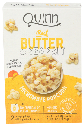 Quinn Snacks Popcorn Butter & Sea Salt