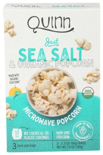 Quinn Snacks Popcorn Just Sea Salt