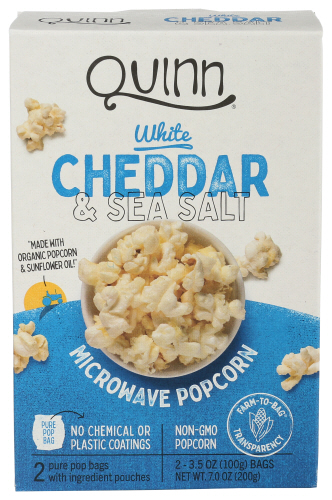Quinn Snacks Popcorn White Chddr