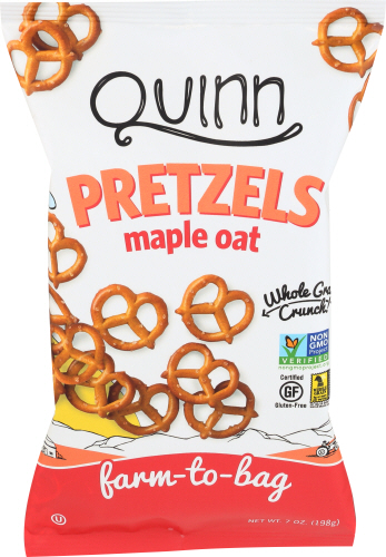 Quinn Snacks Snack Prtzl Mpl Oat Twst