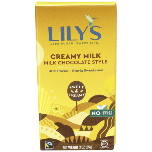 Lily's Sweets Chocolate Bar Milk Creamy