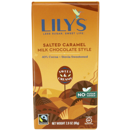Lily's Sweets Bar Crmlzd Salted Milk Stv