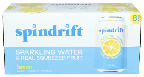 Spindrift Water Sparkling Lemon 8 pk