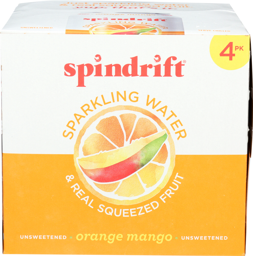 Spindrift Water Sparkling Orange Mango 8 pk
