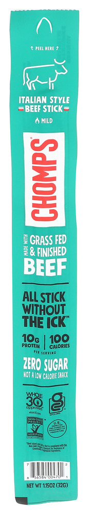 Chomps Beef Sticks Italian Style