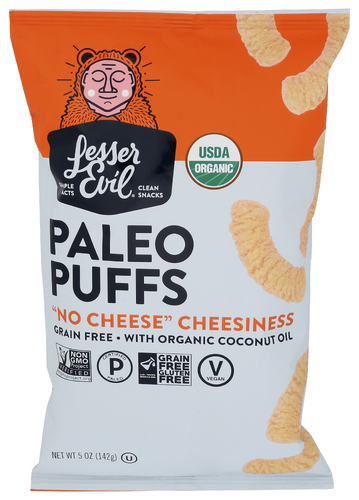 LesserEvil Puffs No Chse Chsness, 5 oz