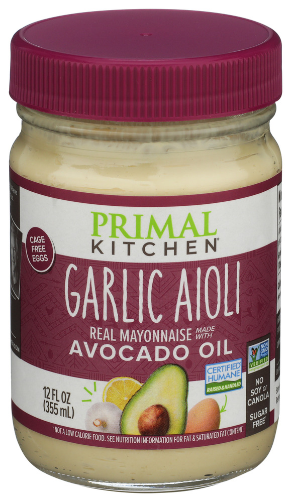 Primal Kitchen Mayo Garlic Aioli Avocado Oil