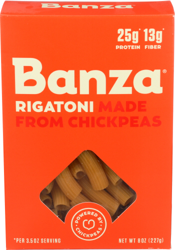 Banza Pasta Rigatoni Chickpea