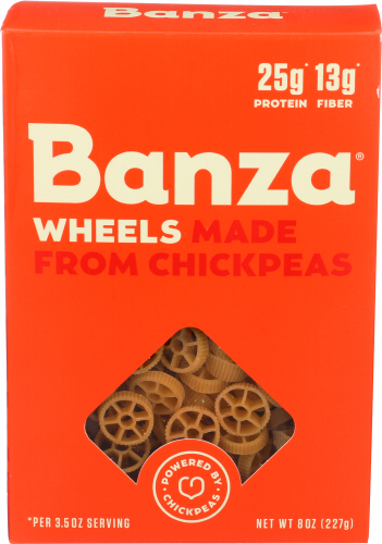 Banza Pasta Wheels Chickpea