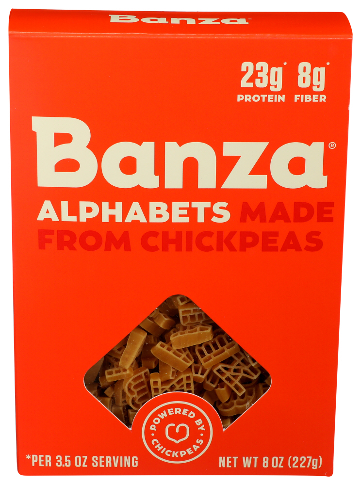Banza Pasta Alphabet Chickpea
