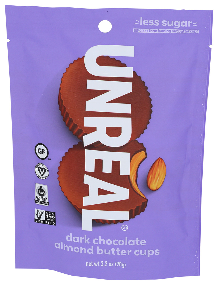 Unreal Snacks Chocolate Dark Almond Butter Cup