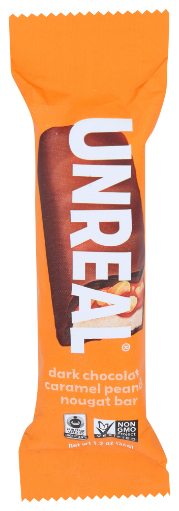 Unreal Snacks Chocolate Bar Dark Cml Peanut Nougt