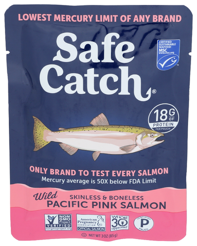 Safe Catch Salmon Pink Sgl Srv Pouch