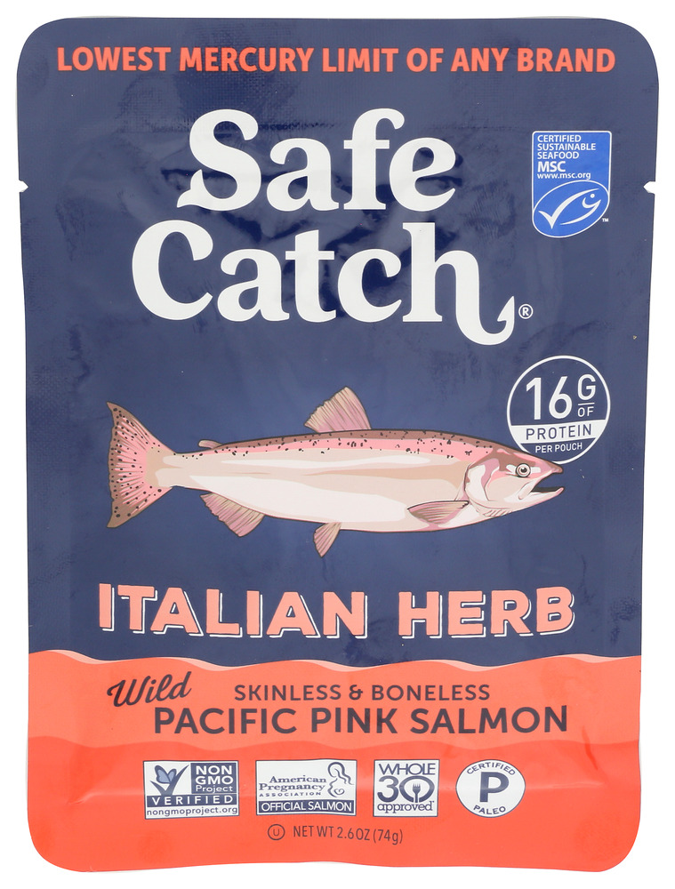 Safe Catch Salmon Italian Herb Pouch