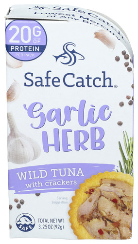 Safe Catch Tuna Wild Crckrs Garlic Hrb