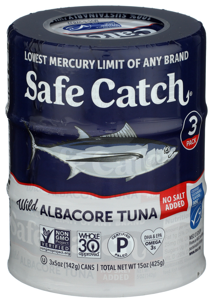 Safe Catch Tuna Wild Albacore No Salt