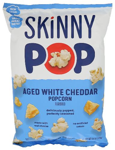 SkinnyPop Popcorn Aged White Cheddar