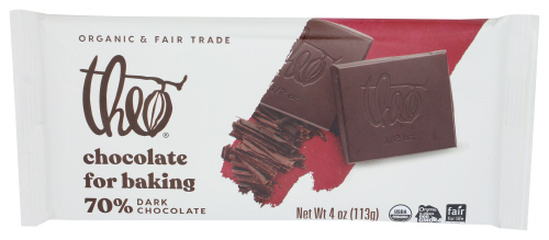 Theo Chocolate Bar Baking Dark 70%