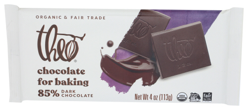Theo Chocolate Bar Baking Dark 85%