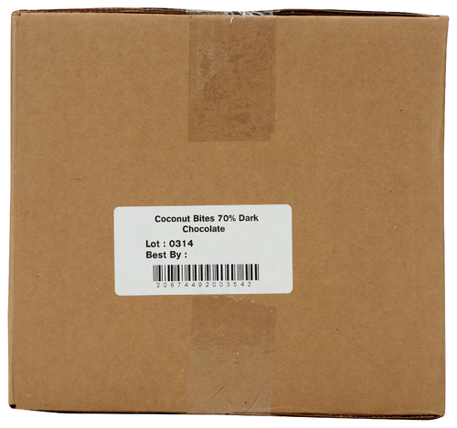 Theo Chocolate Chocolate Coconut Bites Dark, 1.3 oz