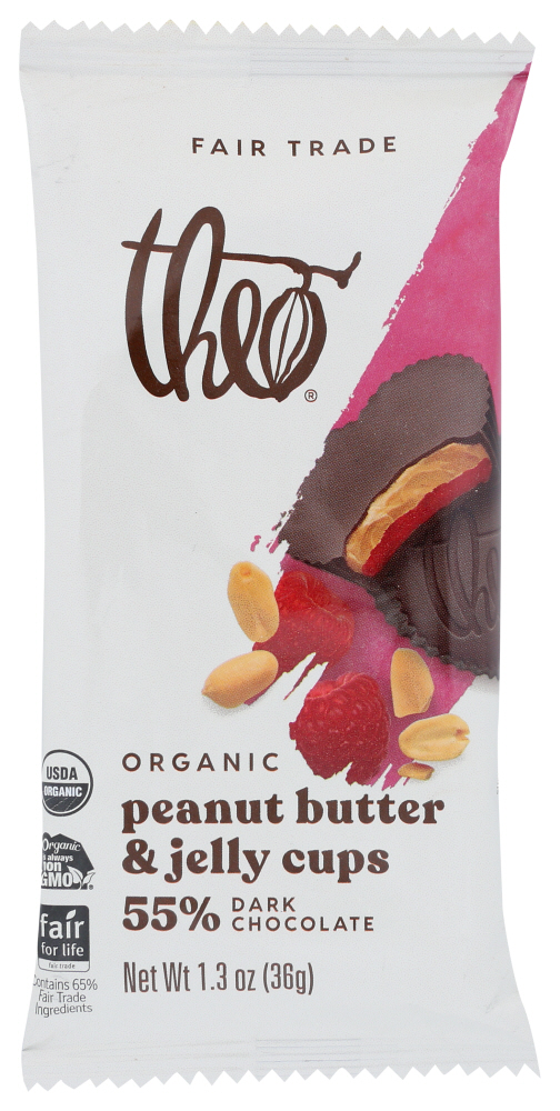 Theo Chocolate Chocolate Cup Pntbtr & Jly Or
