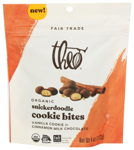 Theo Chocolate Bites Cookie Snickerdoodl