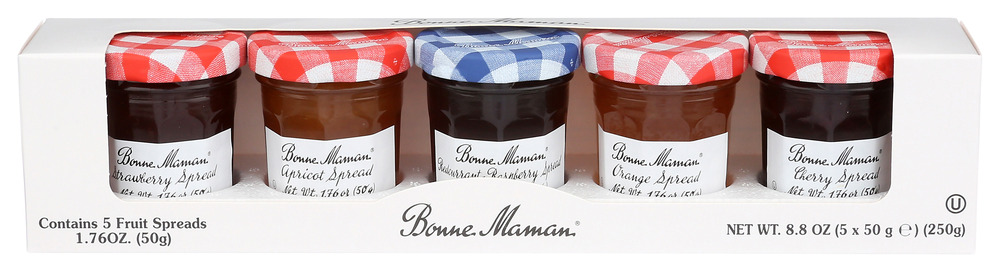 Bonne Maman Preserve 5 pk Holiday Gpk