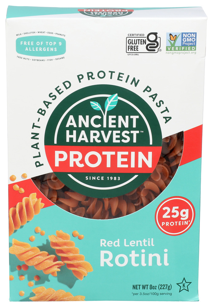 Ancient Harvest Pasta Rotini Red Lentil