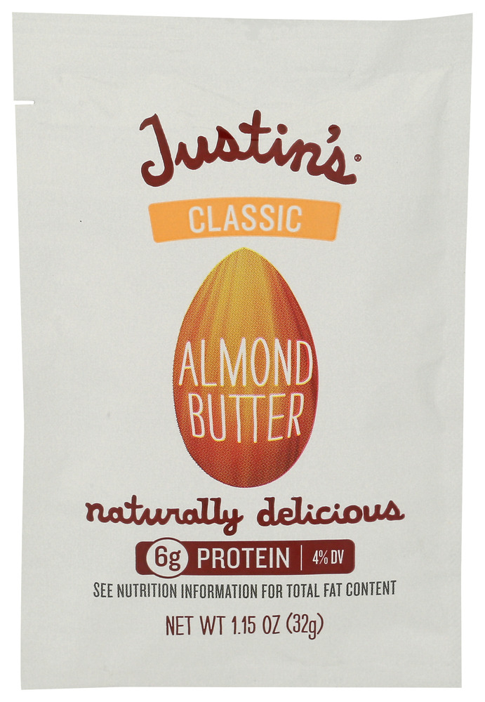 Justin's Nut Butter Almond Clsc Squeeze Pack
