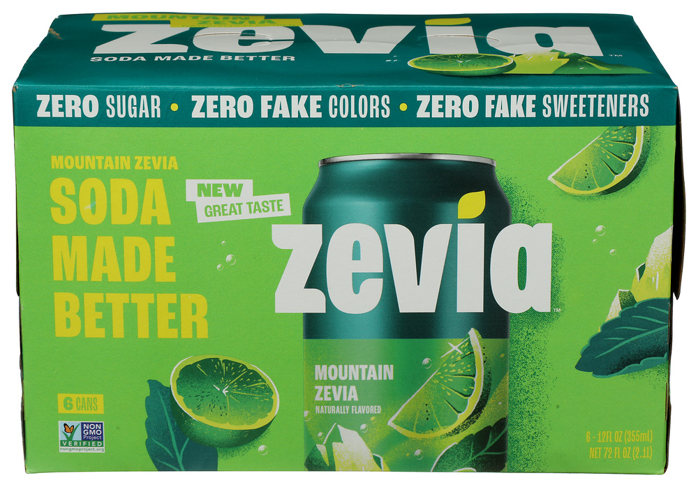 Zevia Soda Mountain Z 6 pk