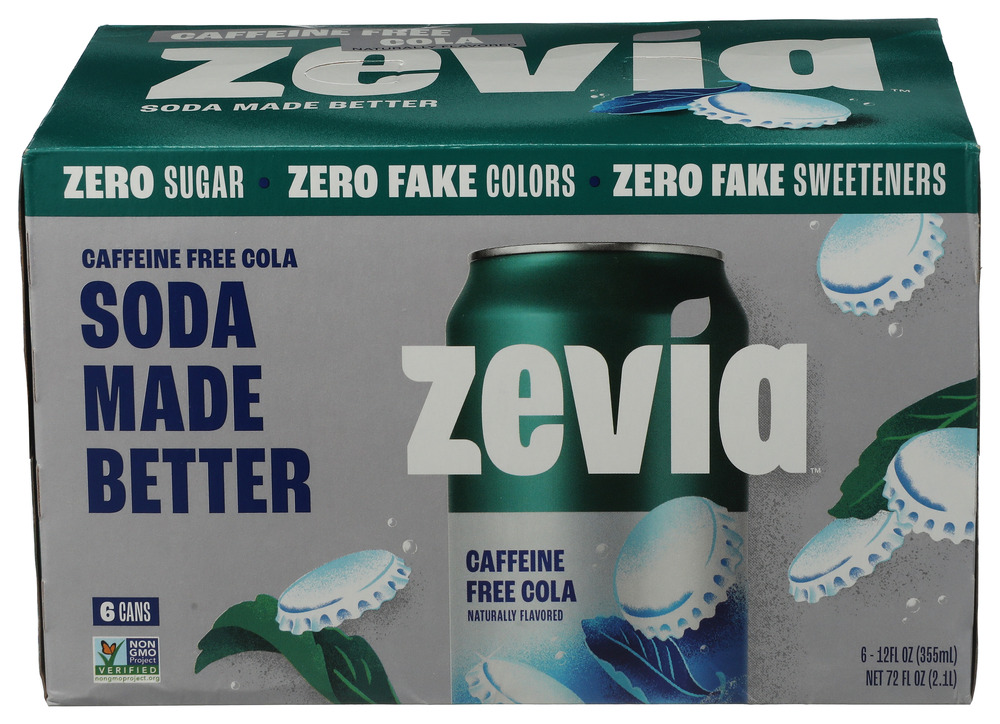 Zevia Soda Cola Cf 6 pk