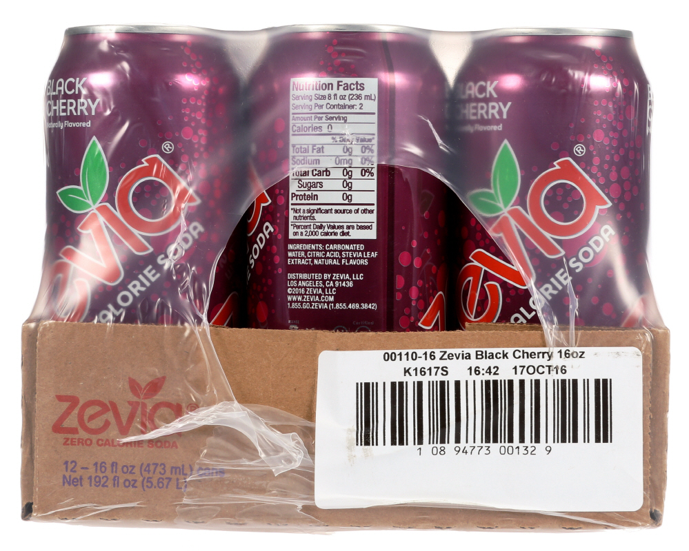 Zevia Soda Black Chry