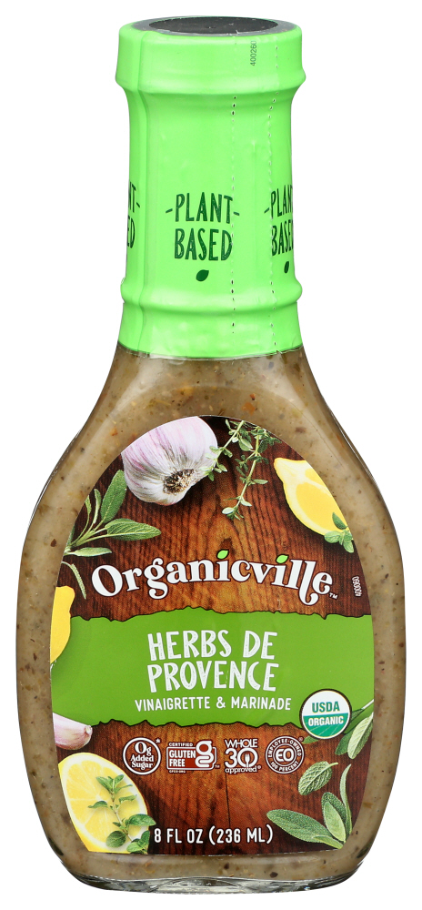 Organic Ville Dressing Vinaigrette Hrbs De Provence