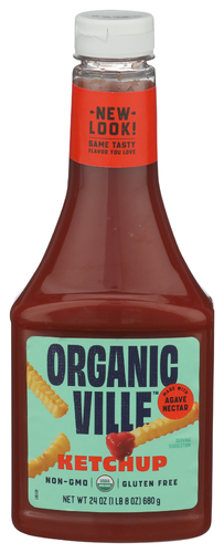 Organic Ville Ketchup No Added Sgr